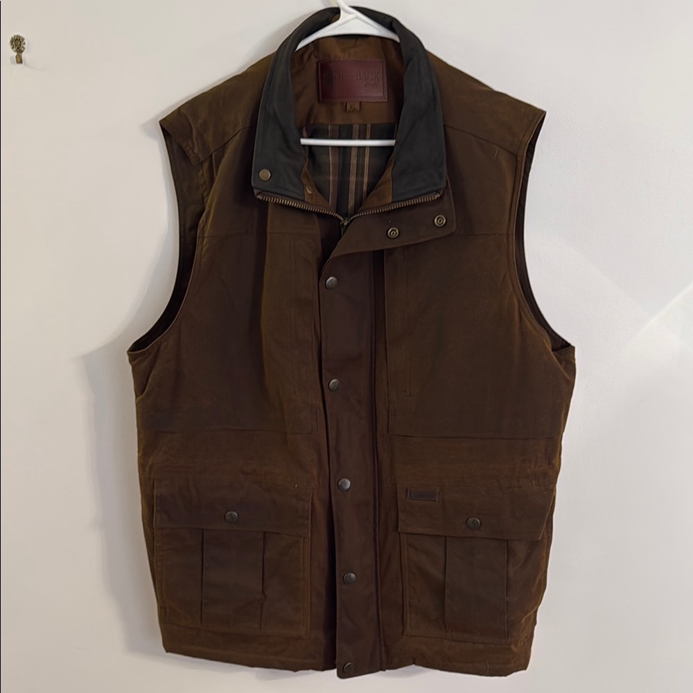 Outback Trading Company oilskin vest
